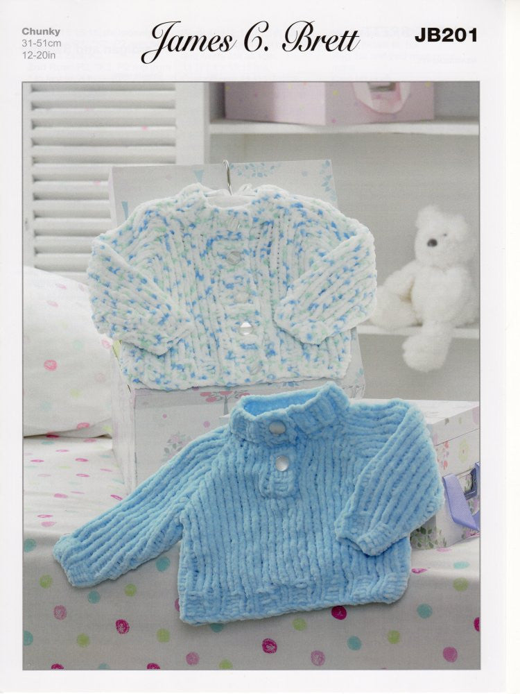 JB201: Cardigan & Sweater (12"- 20")