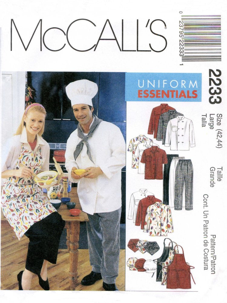 M2233 Chef's Clothing: Large