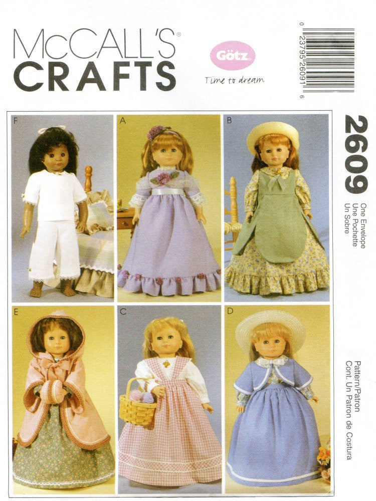 M2609 Clothes for 18" Doll