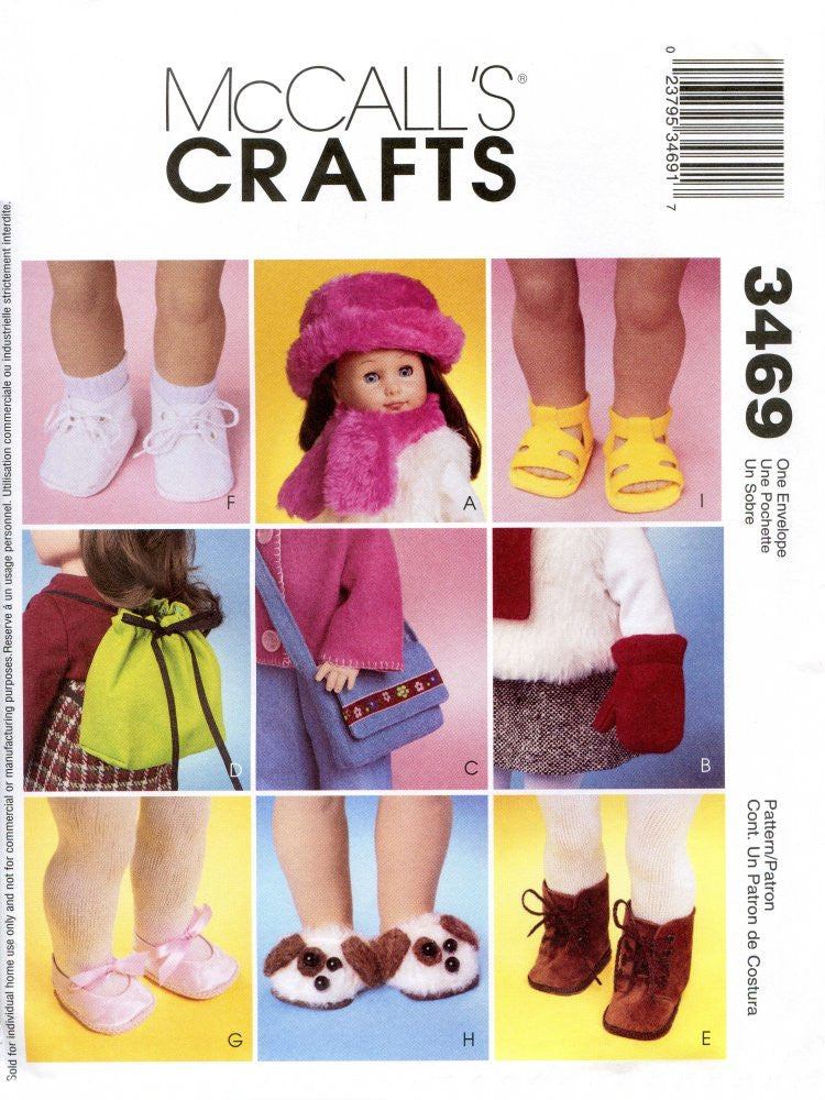 M3469 18" Dolls Accessories
