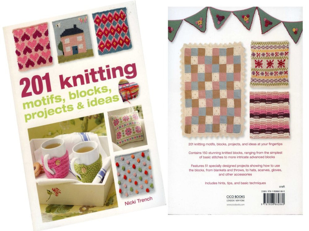 201 Knitting Motifs, Blocks, Projects and Ideas