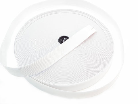 Elastic: White 32mm Wide