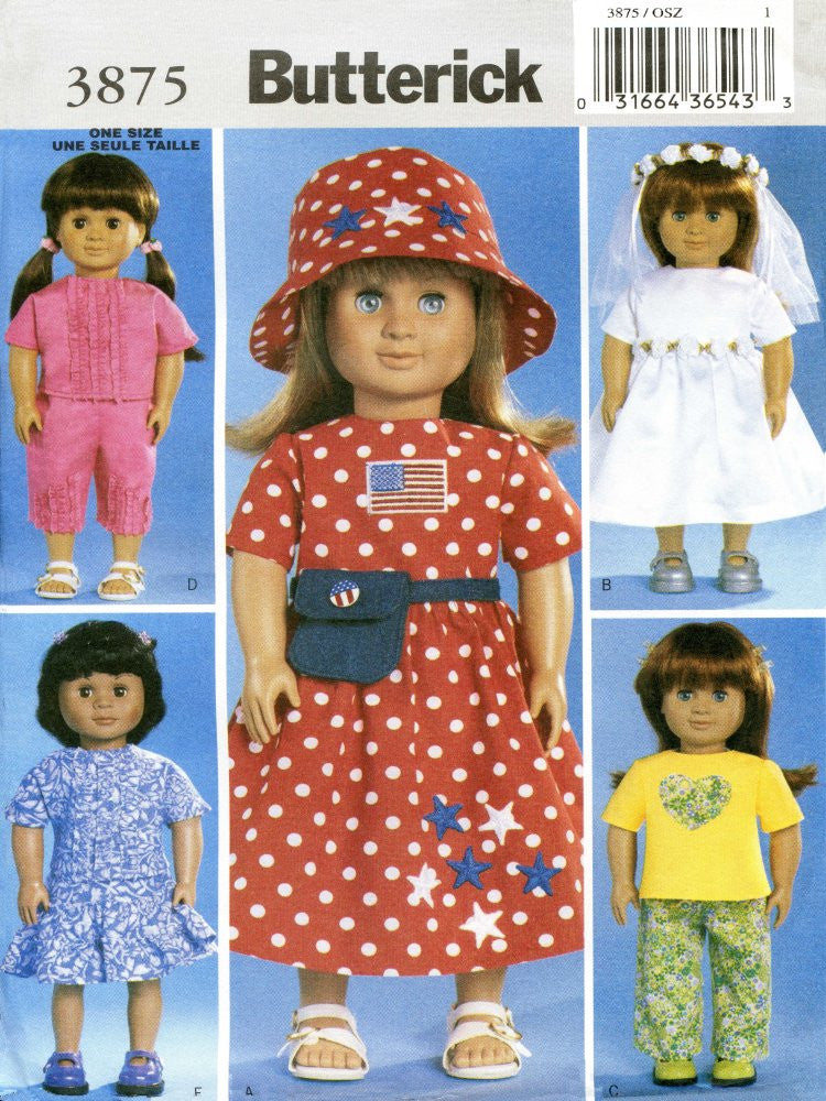 B3875 18" Dolls Clothes