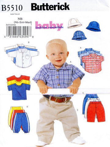 B5510 Infants' Shirt, T-Shirt, Pants and Hat