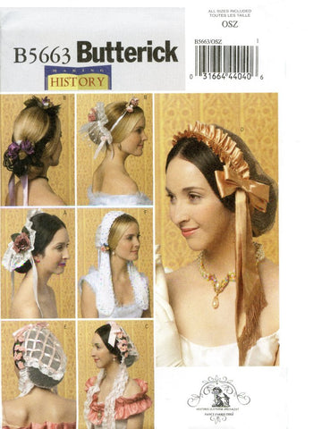 B5663 Six Historical Headpieces