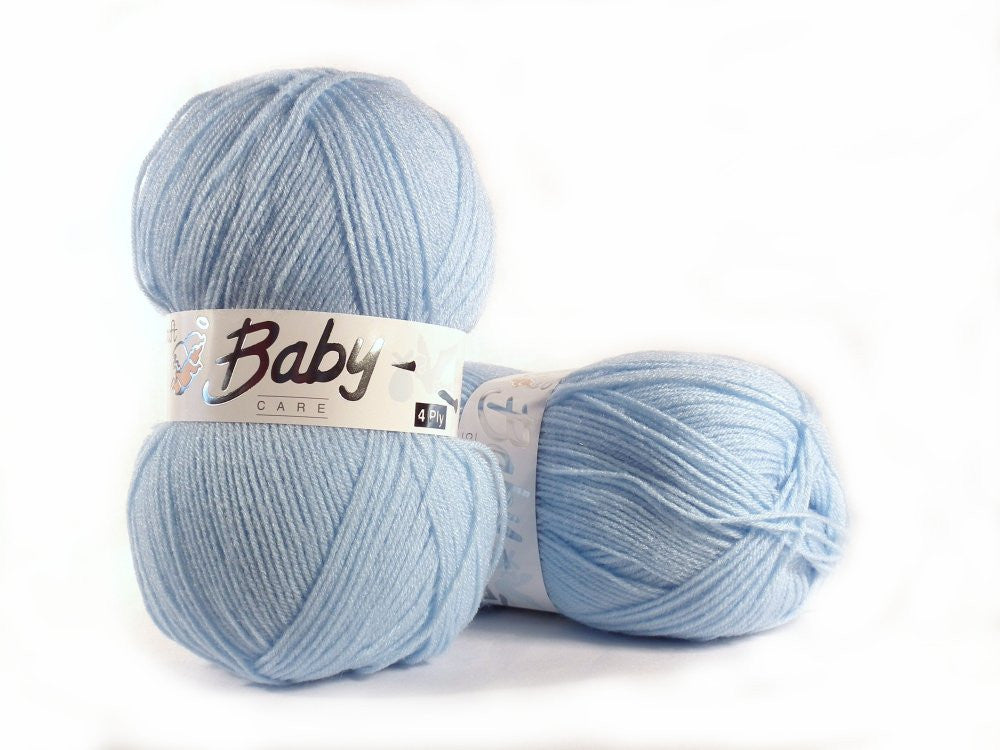 Baby Care 4 Ply: Shade 703 (Baby Blue)