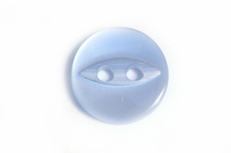 Fisheye Buttons: Baby Blue Pack of 20