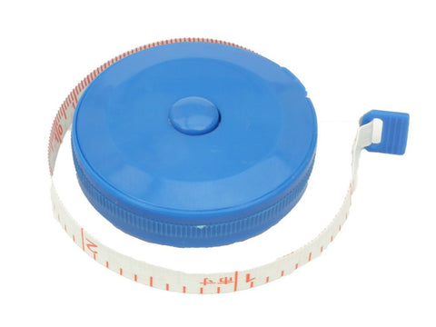 Retractable Tape Measure: Blue