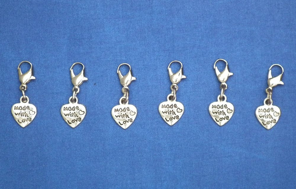 Stitch Markers: Made with Love