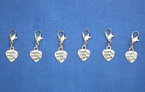 Stitch Markers: Made with Love