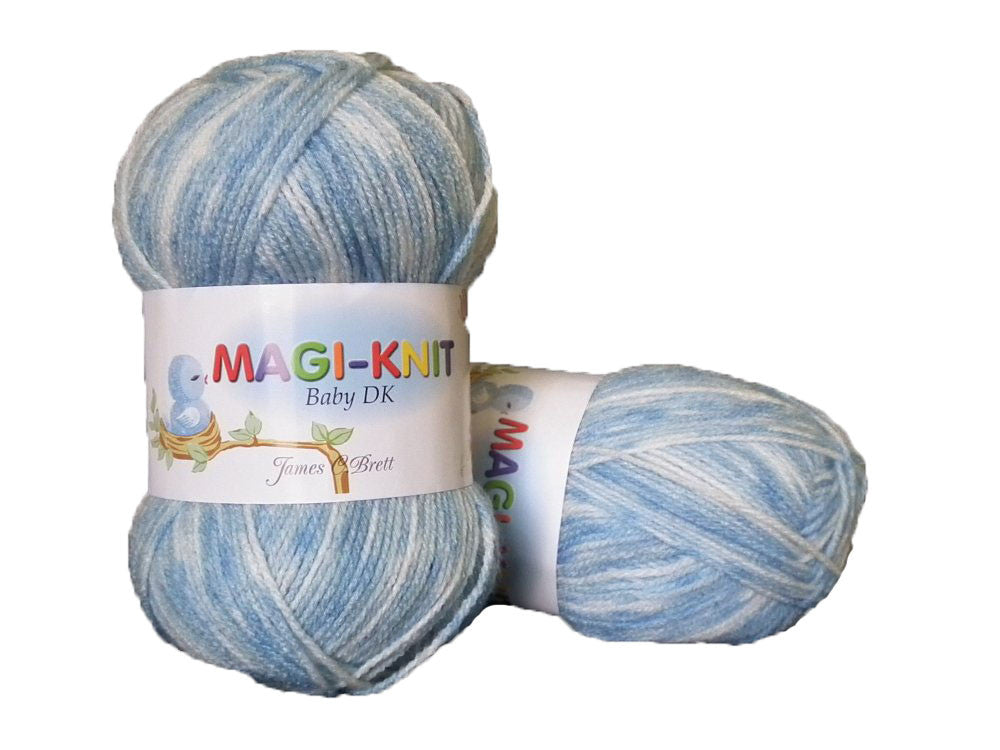 Magi-Knit DK: Shade Y402 (Blue/White)