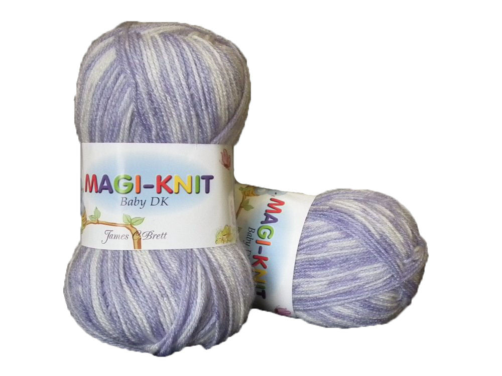 Magi-Knit DK: Shade Y401 (Lilac/White)
