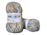 Magi-Knit DK: Shade Y208 (Brown/Grey/White)