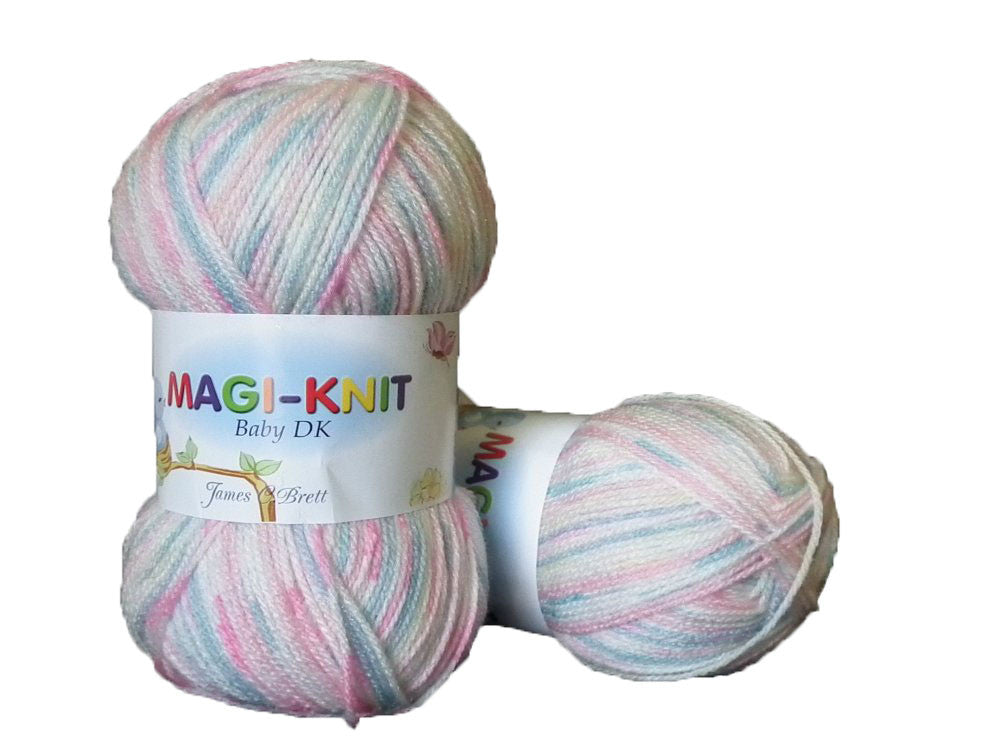 Magi-Knit DK: Shade Y202 (Pink/Grey/White)