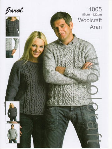 WJ1005: His and Hers Aran Tunics (34"- 48")