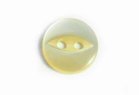 Fisheye Buttons: Lemon Pack of 20