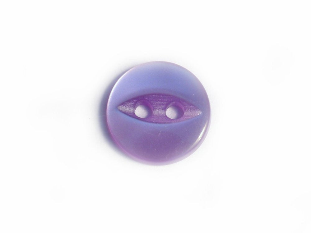 Fisheye Buttons: Lilac Pack of 20