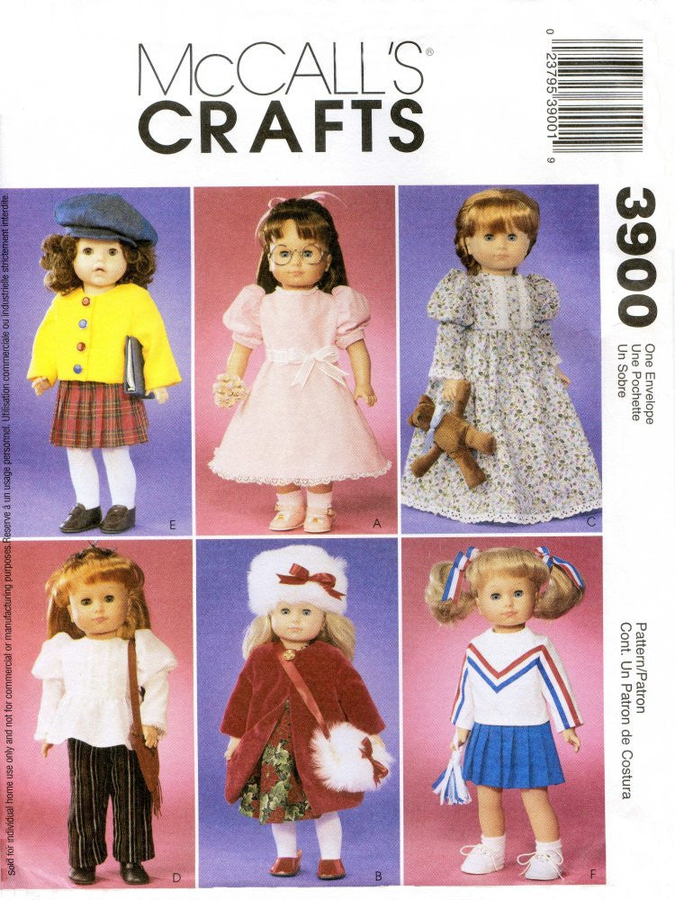 M3900 18" Doll Wardrobe