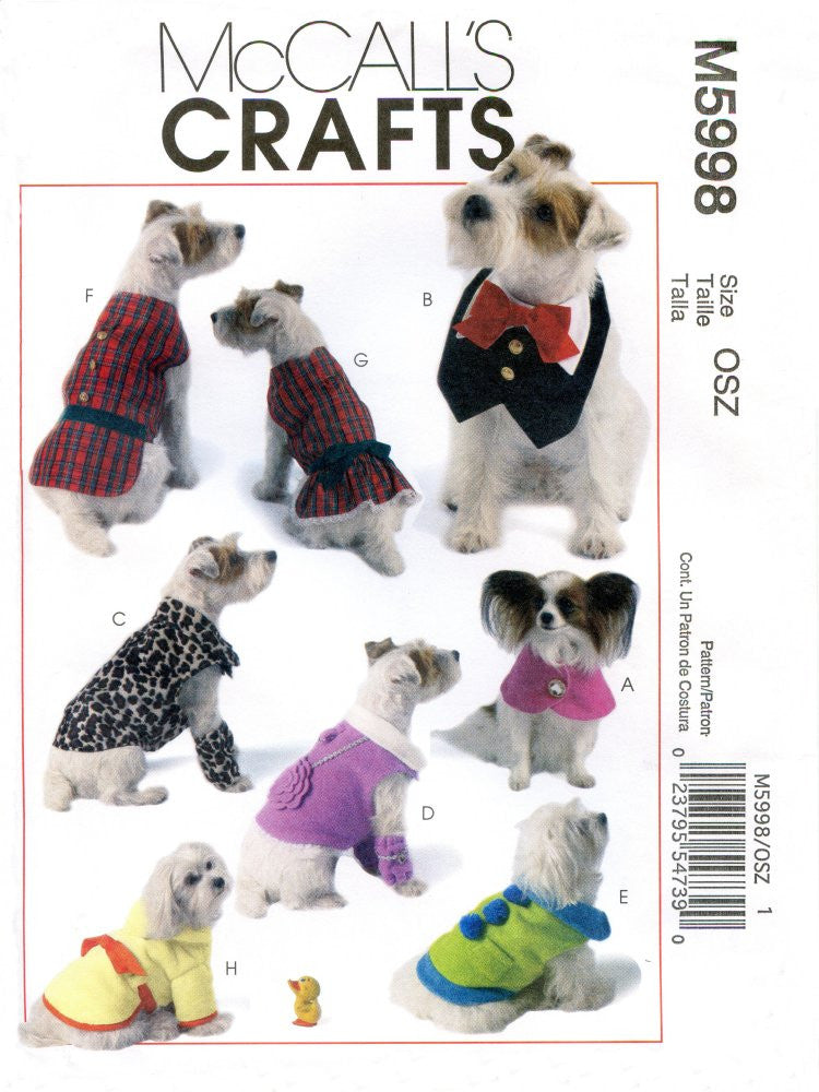 M5998 Dog Coats and Accessories