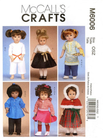 M6006 18" Doll Clothes