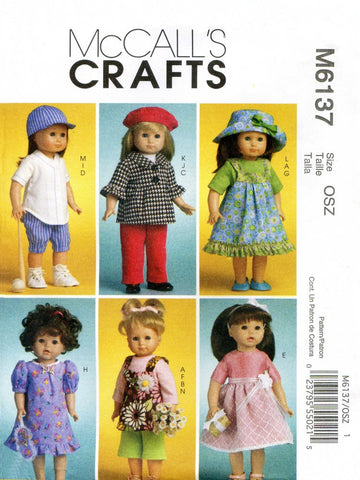 M6137 Doll Clothes for 18" Doll