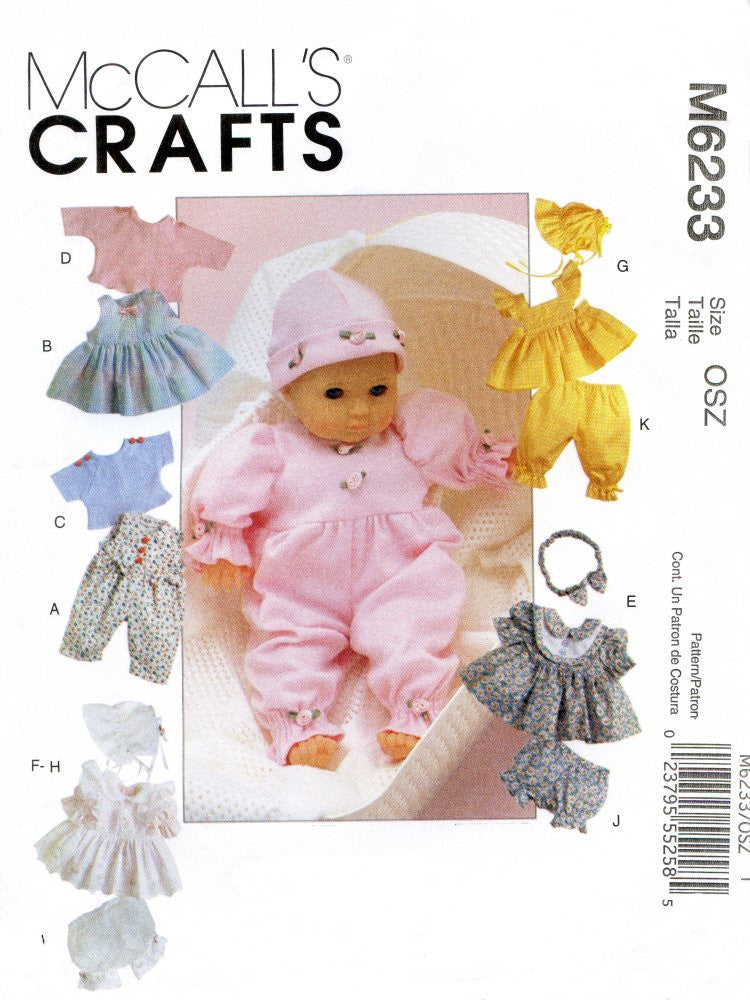 M6233 Dolls Clothes Package