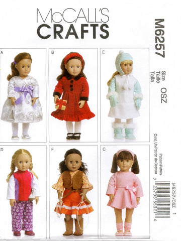 M6257 Clothes for 18" Doll