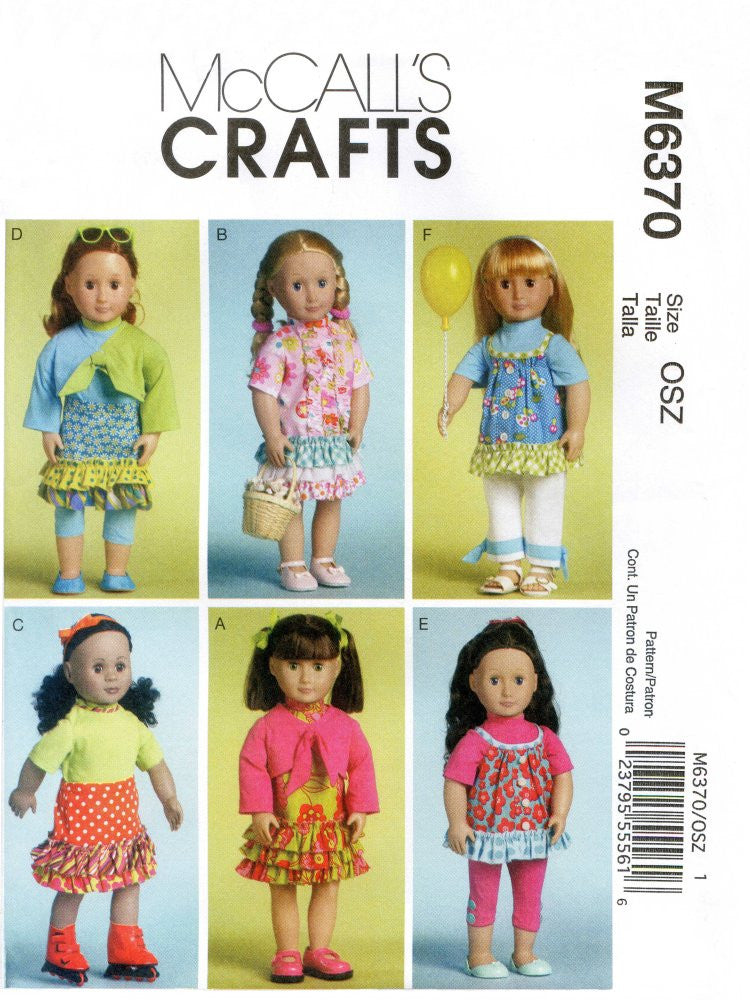 M6370 Dolls Clothes for 18" Doll
