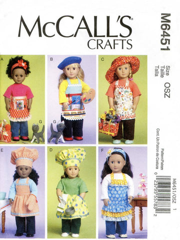 M6451 Dolls Clothes, Bag, Towel and Cat