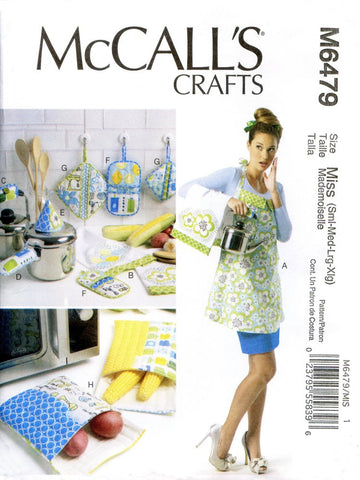 M6479 Apron, Towel, Potholder and Bag