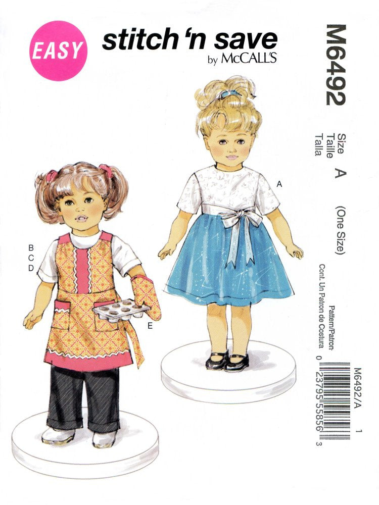 M6492 18" Dolls Clothes