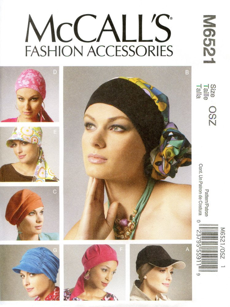 M6521 Headband, Head Wraps and Hats