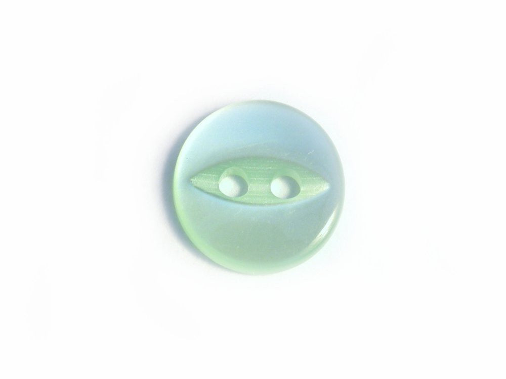 Fisheye Buttons: Mint Pack of 20