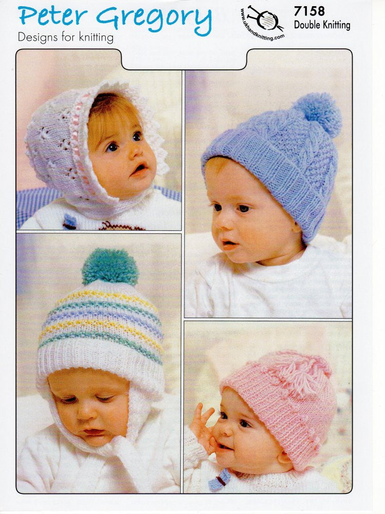 PG7158: Baby Hats (Birth - 2yrs)