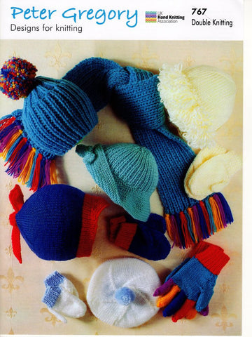 PG767: Hats, Scarf, Mittens & Gloves (Birth to 12yrs)