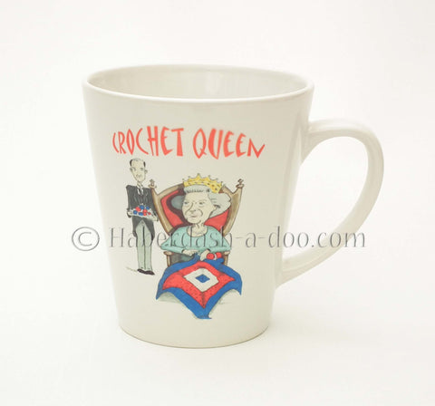 Latte Mug: Crochet Queen