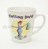 Latte Mug: Knitting Diva