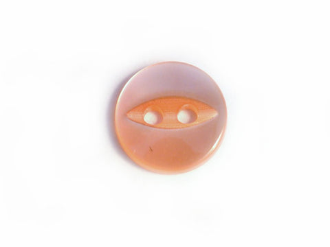 Fisheye Buttons: Peach Pack of 20