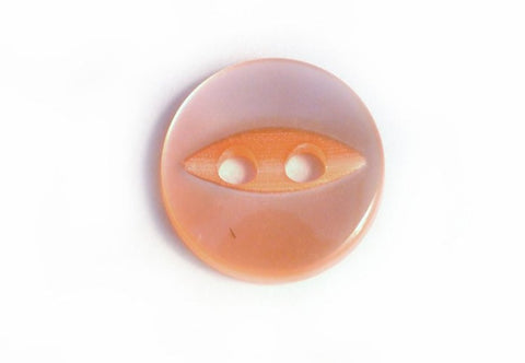 Fisheye Buttons: Peach Pack of 20