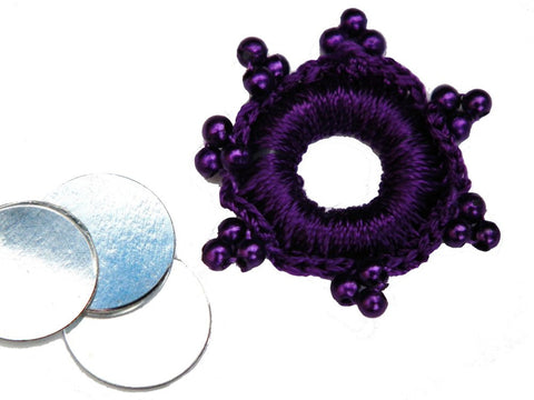 Beaded Fashion Accessory: Purple