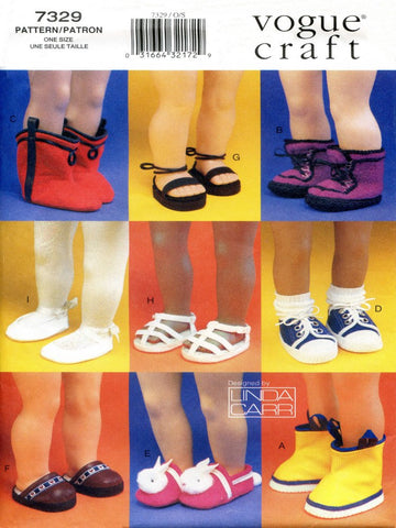 V7329 18" Doll Footwear