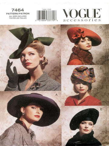 V7464 Vintage Hats