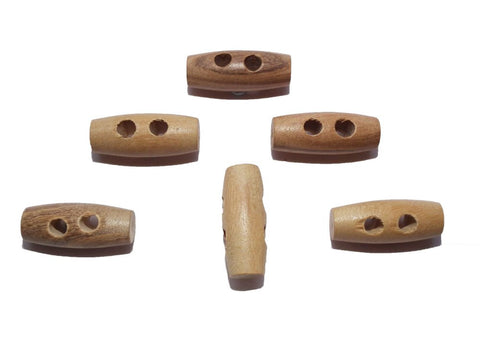 Wooden Toggles: Pack of 6