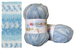 Magi-Knit DK: Shade Y402 (Blue/White)