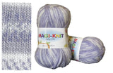 Magi-Knit DK: Shade Y401 (Lilac/White)