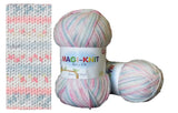 Magi-Knit DK: Shade Y202 (Pink/Grey/White)